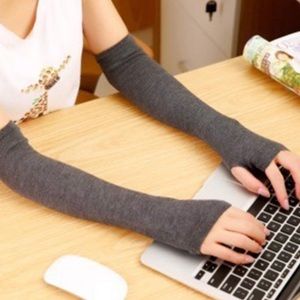 Elbow Length Fingerless Gloves